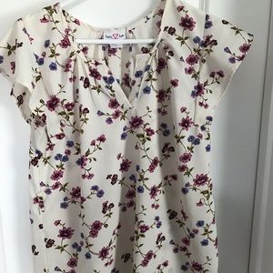 Floral Maternity Top - size L